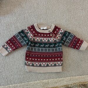 Christmas Knit Sweater - 3 months